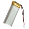 bateria recarregável 802050 do polímero do lítio de 3.7V 800mAh para a luz da chamada